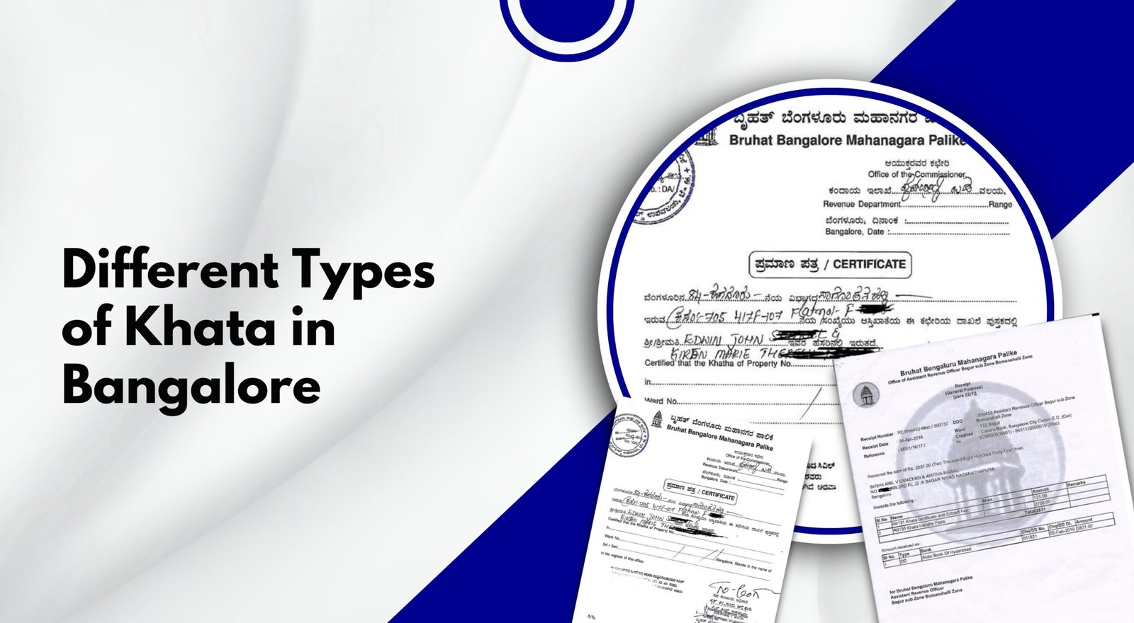 Different Types of Khata in Bangalore