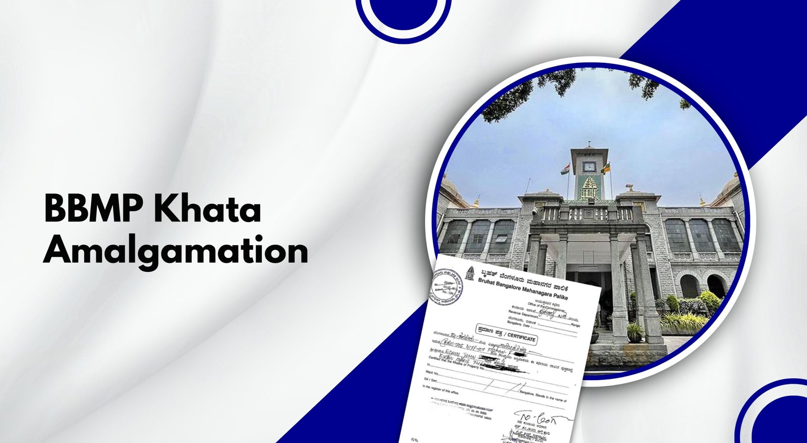BBMP Khata Amalgamation