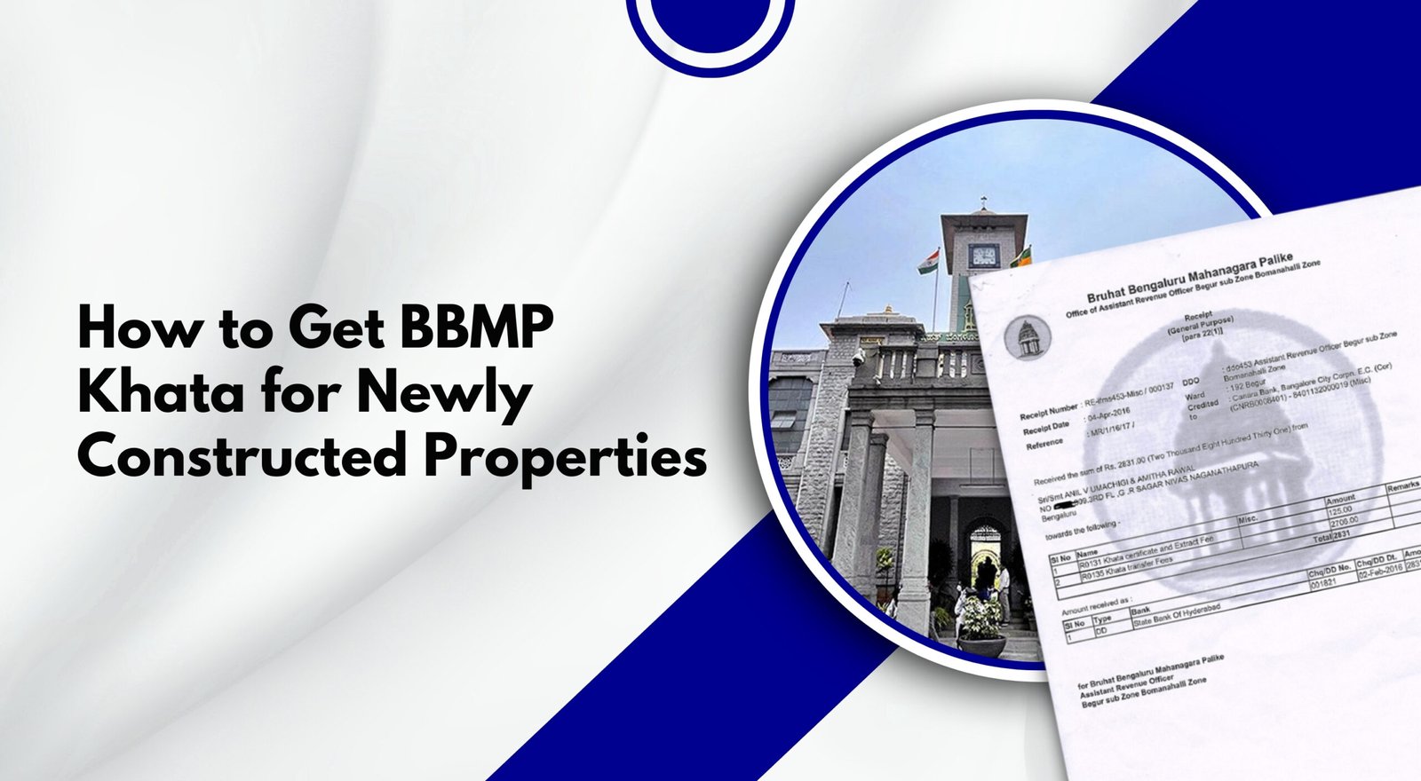 How to Get BBMP Khata for Newly Constructed Properties